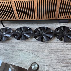 Set of 4 NEW Tesla Model S Plaid wheel covers