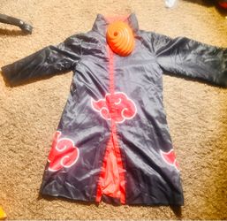 Naruto Akatsuki Tobi Costume Robe with Mask Size SM/M