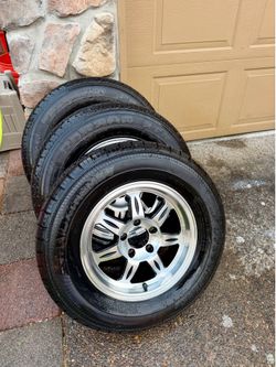 Trailer wheels and tires