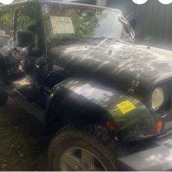 2014 Jeep Wrangler For Parts Only 