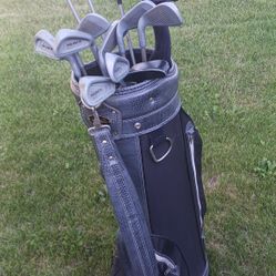 Golf Clubs, Northwestern, Full Set With Bag