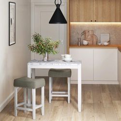 Bistro Dining Table w/Stool Chairs