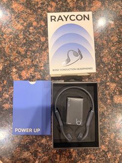 New Raycon Bone Conduction Headphones Bluetooth - Open Ear Running Headphones, Sweat & Water-Resistant Earbuds with Mic for Sports & Workouts, 13hr Pl