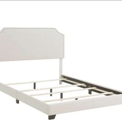 Brand new king size bed frame with a brand new 12” pillow top mattress and box spring included $500