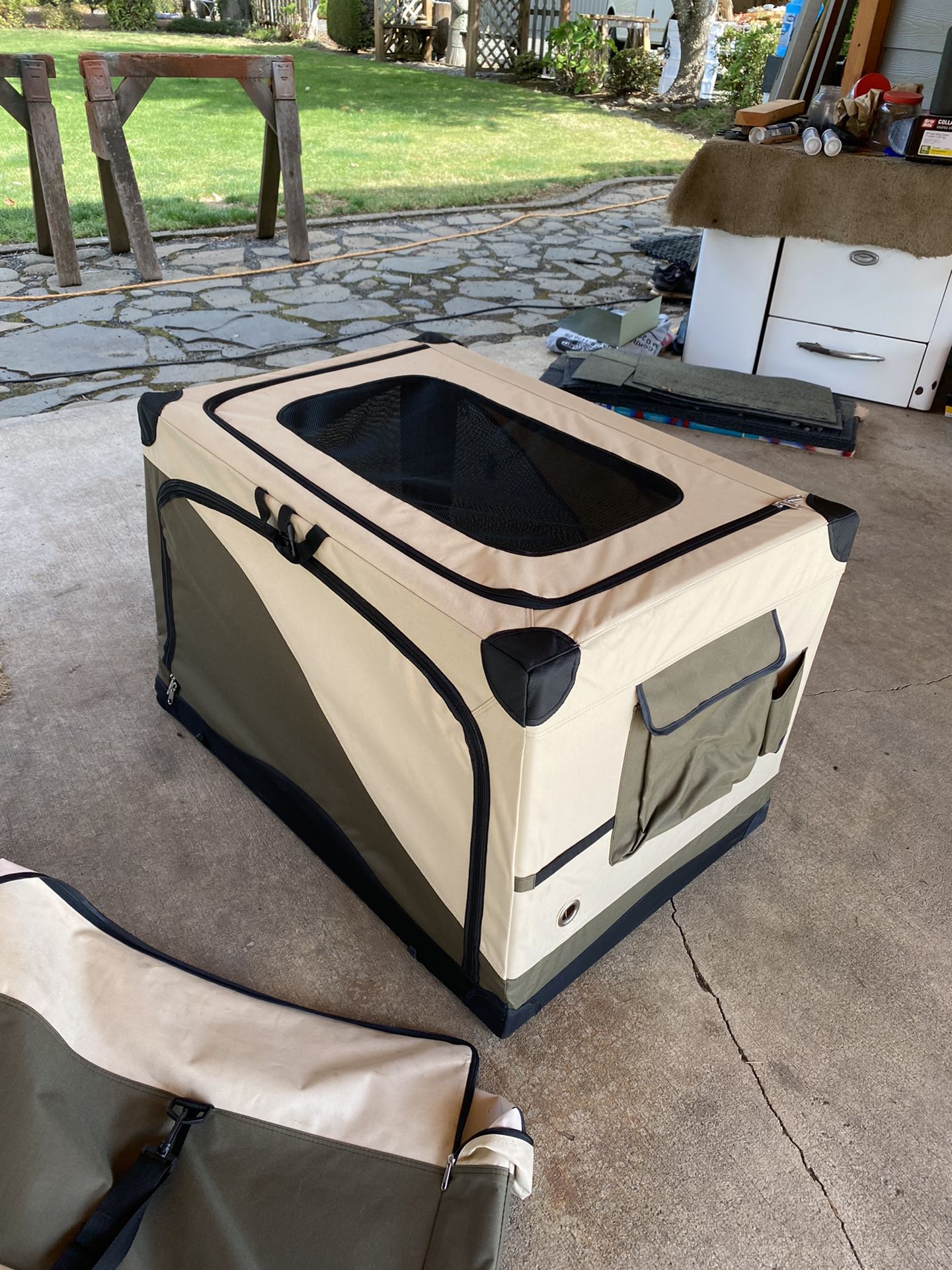 Large Portable Dog Crate