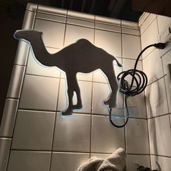 Camel Lighted Sign 