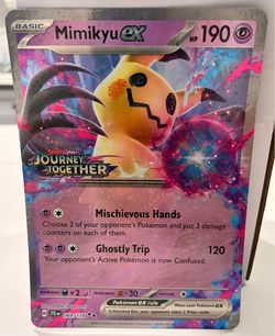 Mimikyu ex Pokémon Jumbo Card 069/159 Journey Together