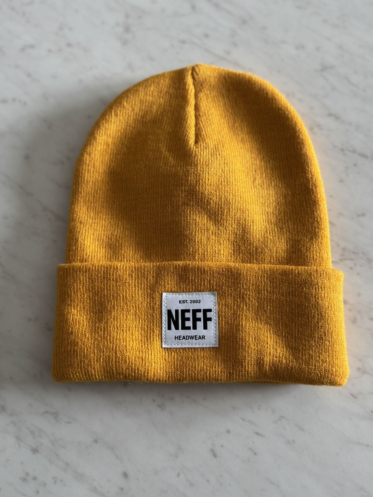 NEFF Beanie Hat, One Size, Yellow