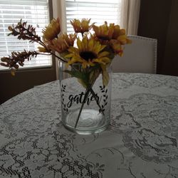 "GATHER" LARGE GLASS CONTAINER - NEW