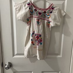 Girl Mexican Dress Size 4