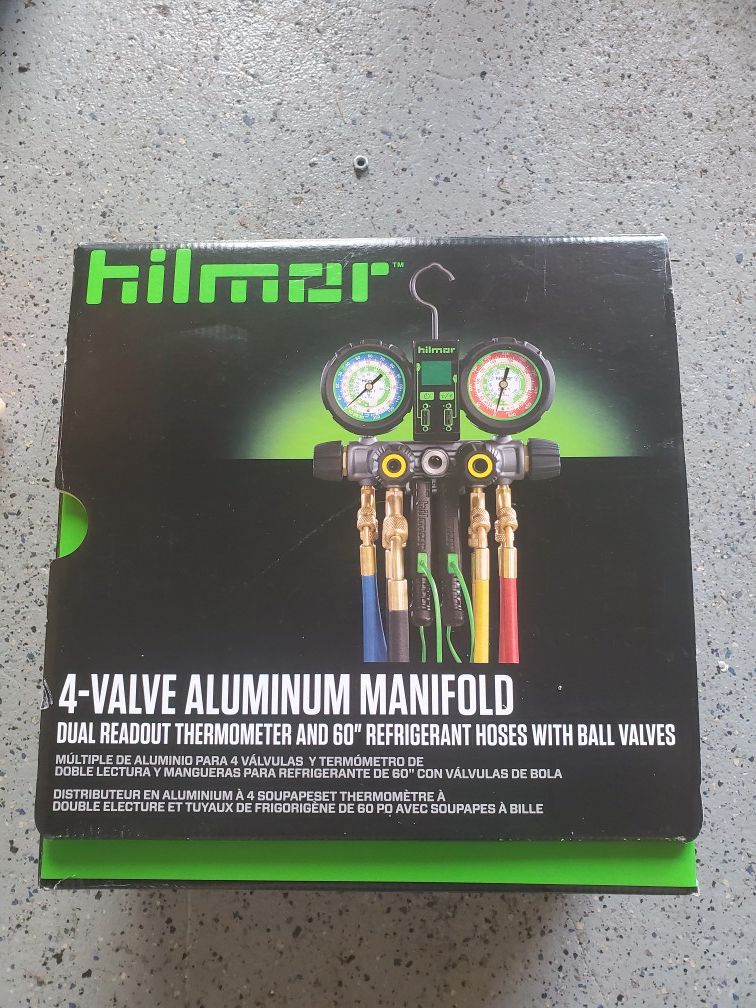 Hilmor HVAC 4 valve manifold