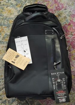 NEW Eco Style Tech Exec Rolling Backpack