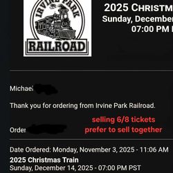 Irvine Christmas Train