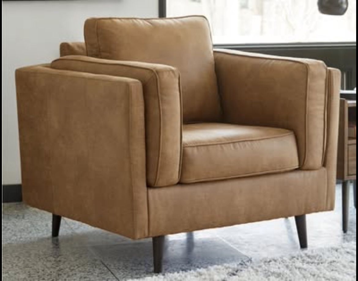 Beautiful Soft Arm Chair And Ottoman WAS $1000