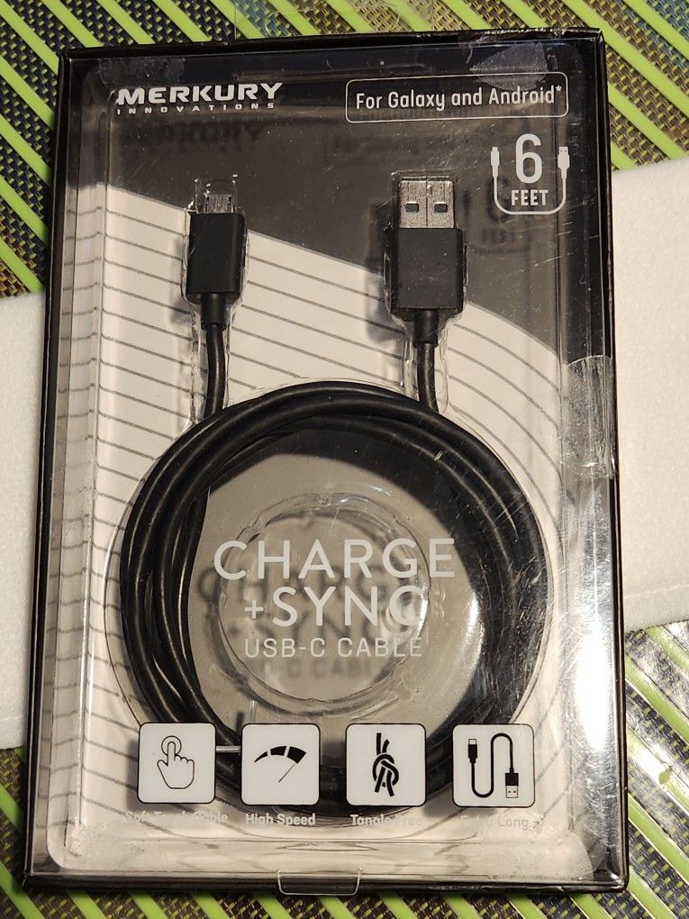 Merkury Charge + Sync USB-C Cable