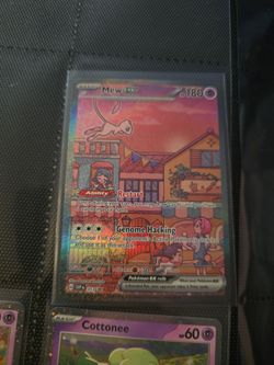 Mew ex - 151 UPC Collection #053 Black Star Promo - NM Condition