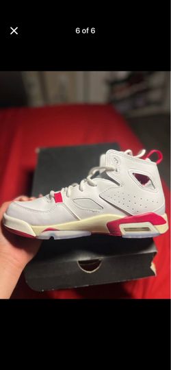 Jordan Flight Club 91’ White/Mystic Hibiscus 5.5Y