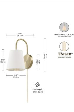 Novogratz  Brass Wall Sconce