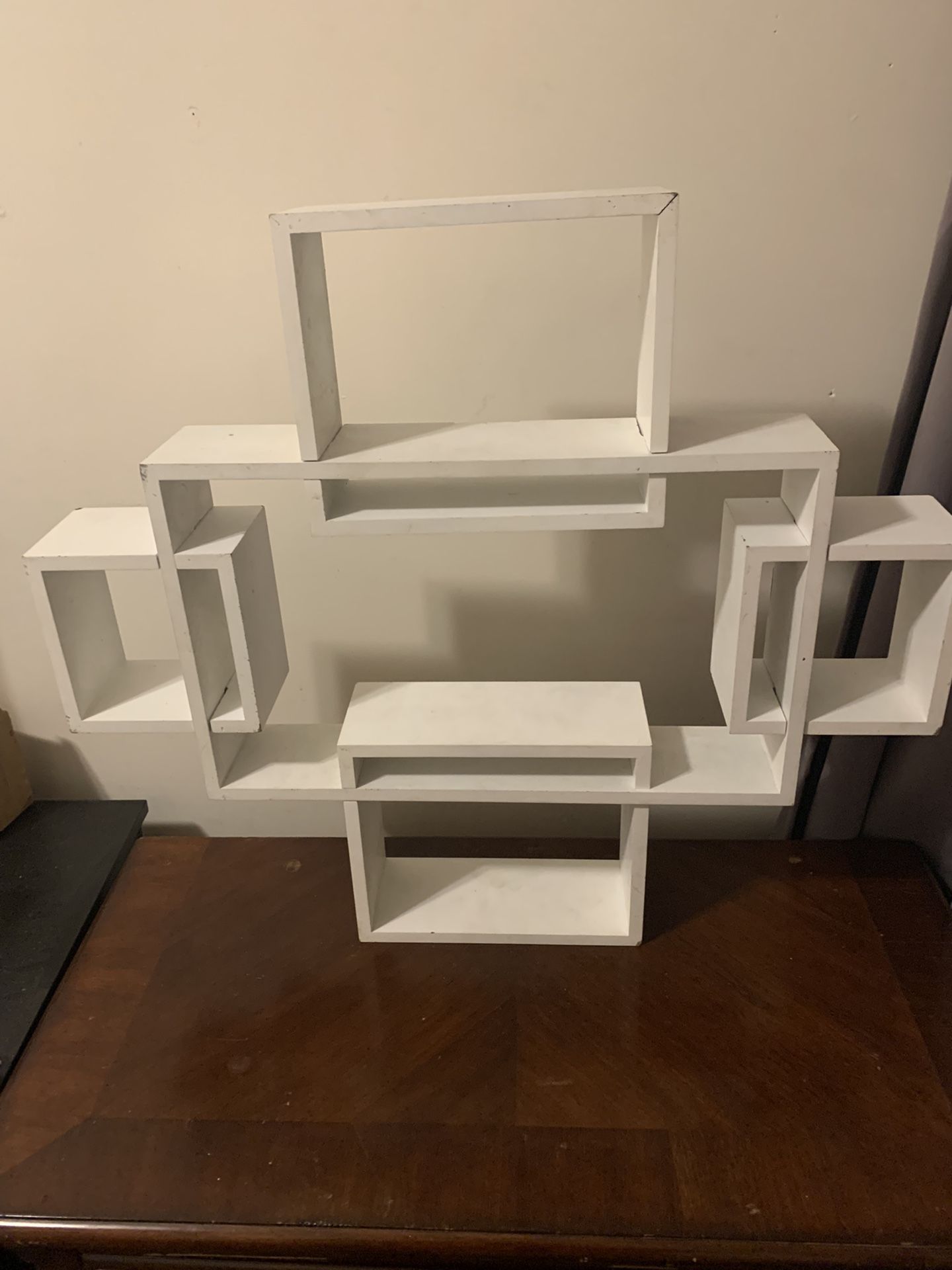 Cool Connected Squares Shelf Piece