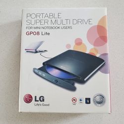 LG Portable Super Multi Drive GP08 Lite