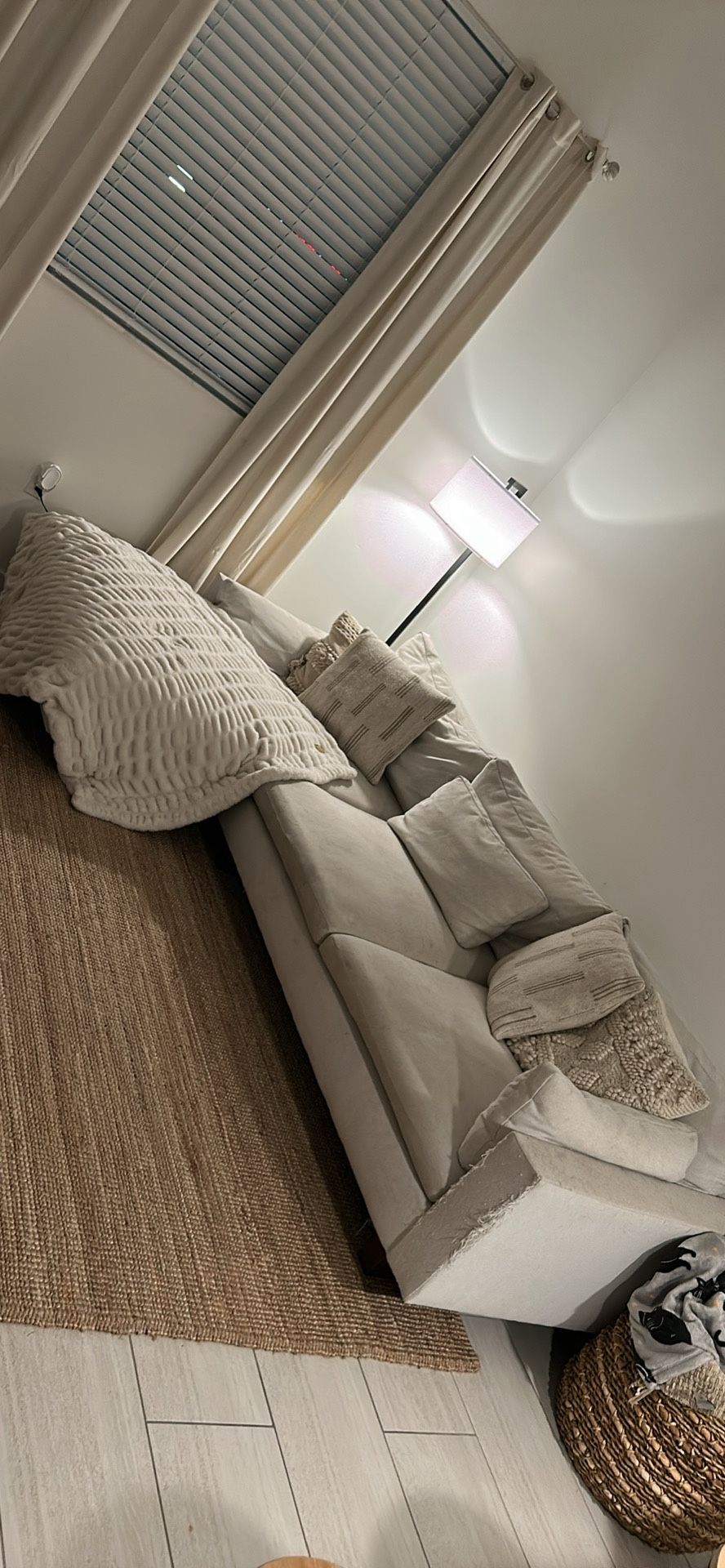Linen Couch