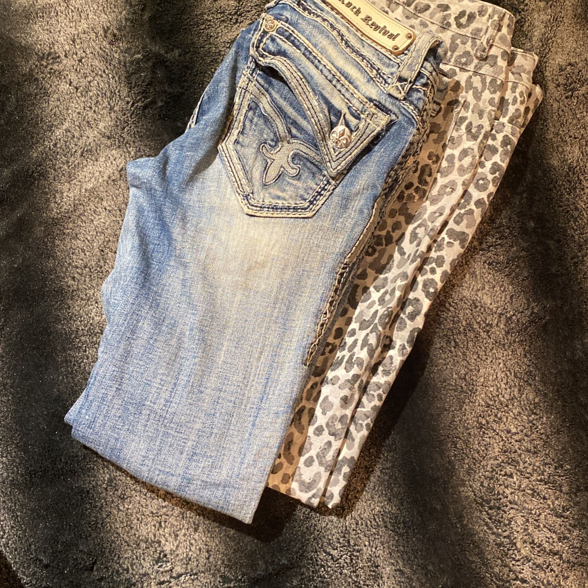 2 Pair Jeans Size 27 / 4