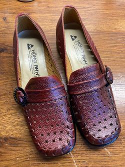 Womans Loafers Brown Leather