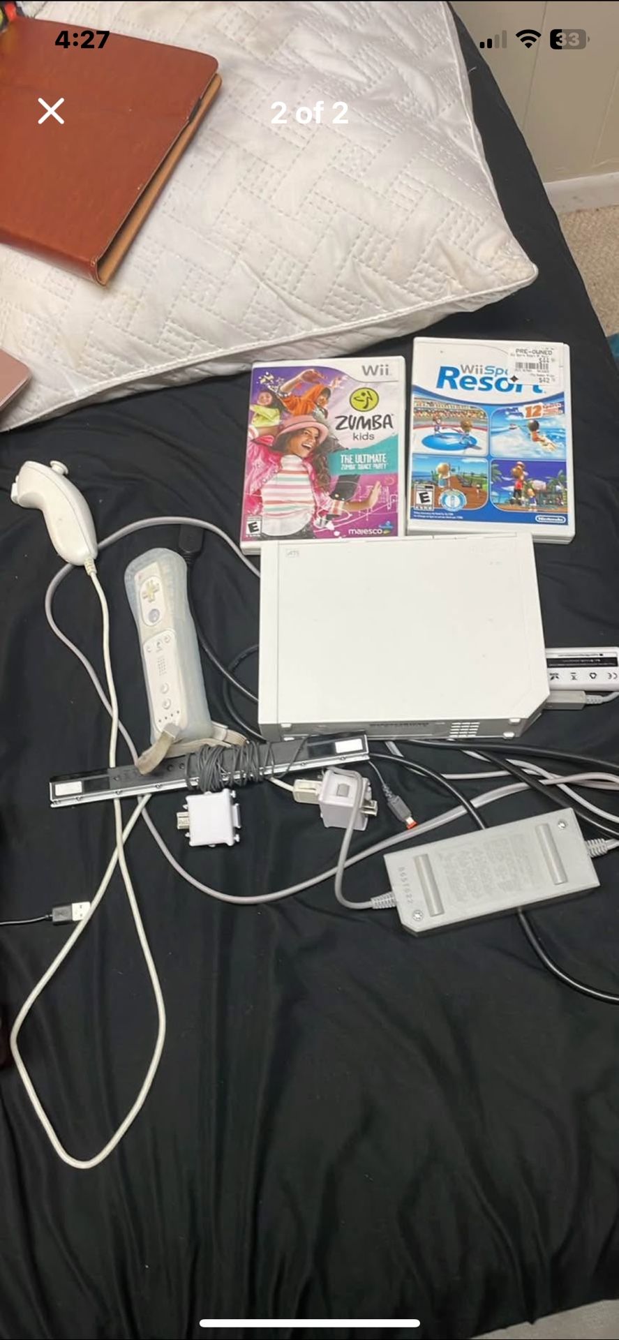 Wii Sports & Wii Zumba For Kids Game Consel