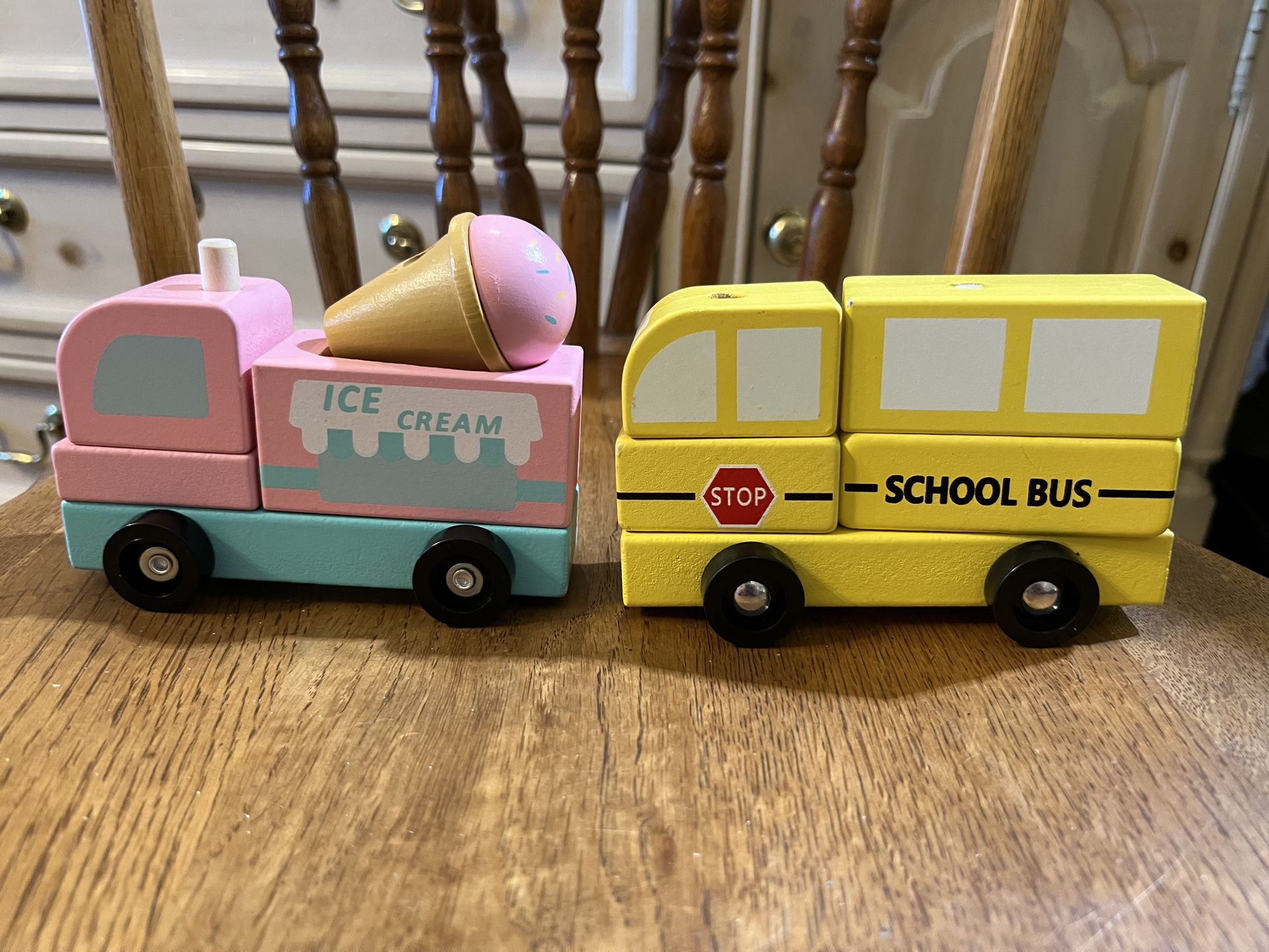 Wooden Puzzle Trucks