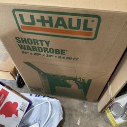 FREE SHORT Wardrobe Box For Storage Or Extra Clothing