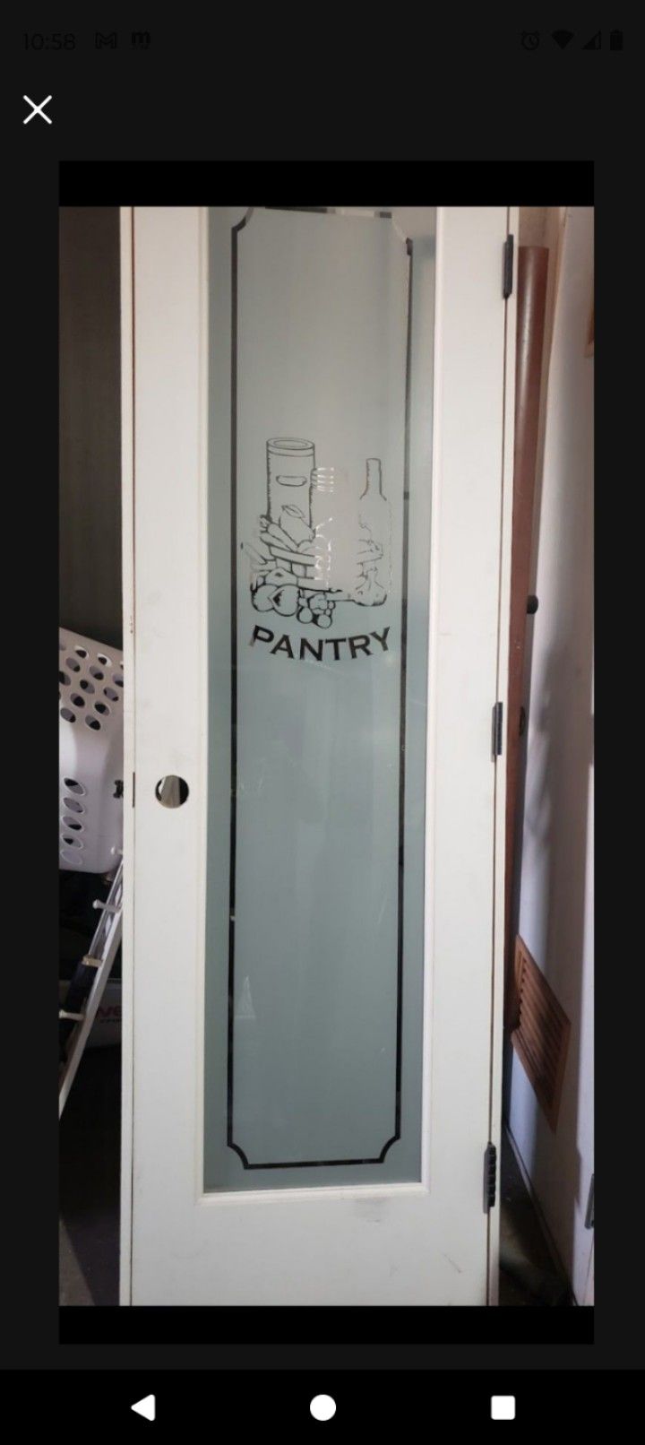 24x80 Pantry Door Swing Out To The Right