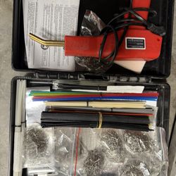 Hot glue gun for all plasticware, including body shop