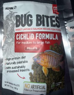Bug bites fish food