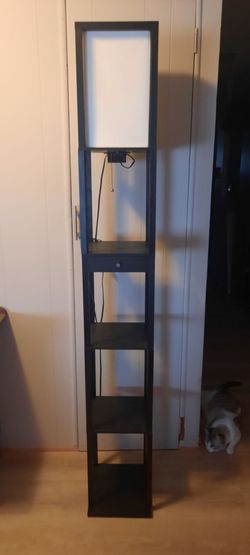 Floor Lamp with small storage drawer