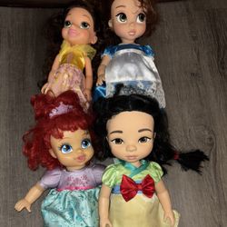 4 Disney Dolls For $20