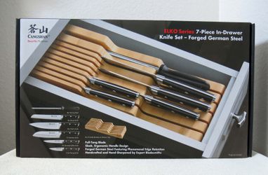 NEW  |  Cangshan Elko Series 7-Piece In-Drawer Knife Set