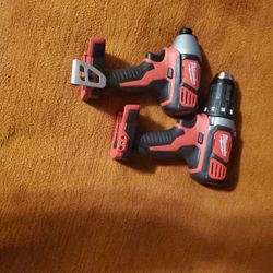 MILWAUKEE IMPACT AND DRILL TWO PC ONLY 