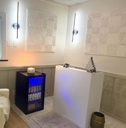 Small reception Spa Salon desk white