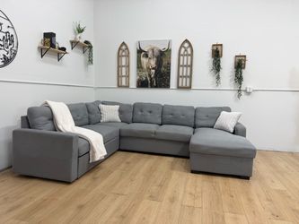 Gray Sectional Couch - Free Delivery