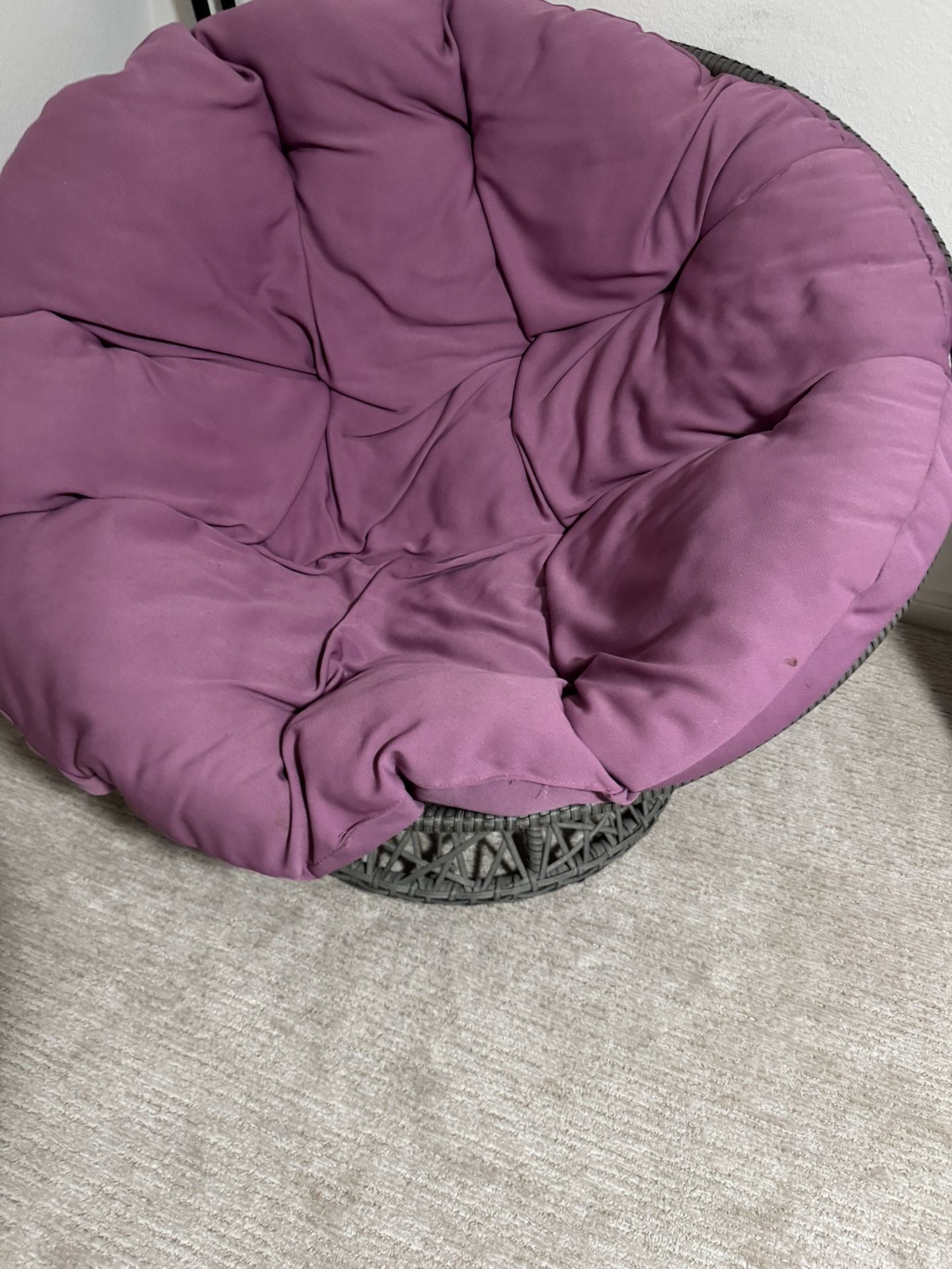 Swivel Accent Chair, Purple