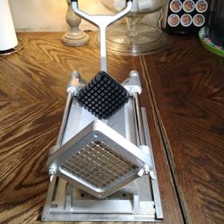 French Fry Cutter Easy to Cut Extended Handle 