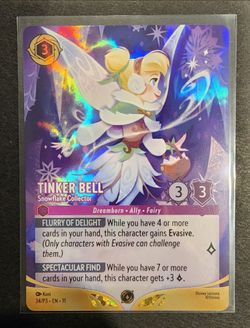 Disney Lorcana Enchanted Tinker Bell card