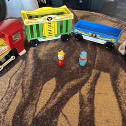 Fisher price train set with figures