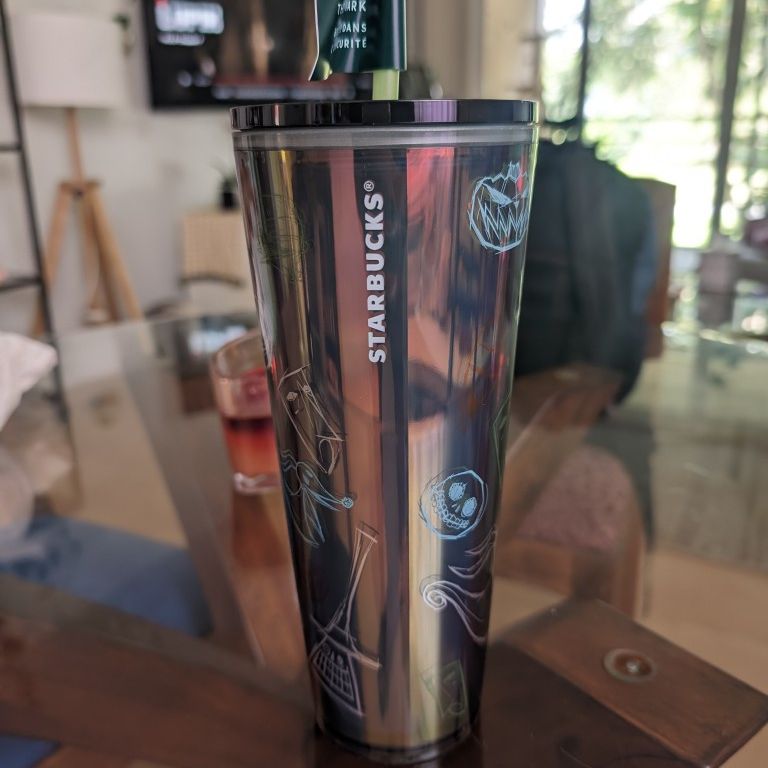 Starbucks The Nightmare Before Christmas Tumbler with Straw