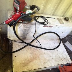 Weather guard Transfer Tank + Fill-Rite fuel pump