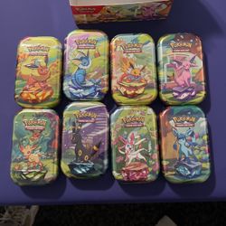 *FULL COLLECTION* Pokémon Prismatic Evolutions Miniature tin