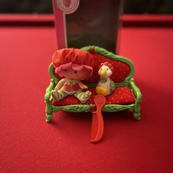 Vintage Cherry Cuddler Strawberry Shortcake Doll with Pet.