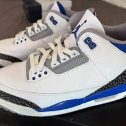 Air Jordan 3 Retro Racer Blue Men’s Size 10
