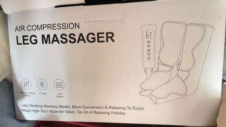 Leg Foot Calf Massager with Heat and Compression With Controller 