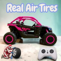 48V Can am Touch Screen TV 2x24v batteries Leather seat Air filled tires upgraded motors and seat belts